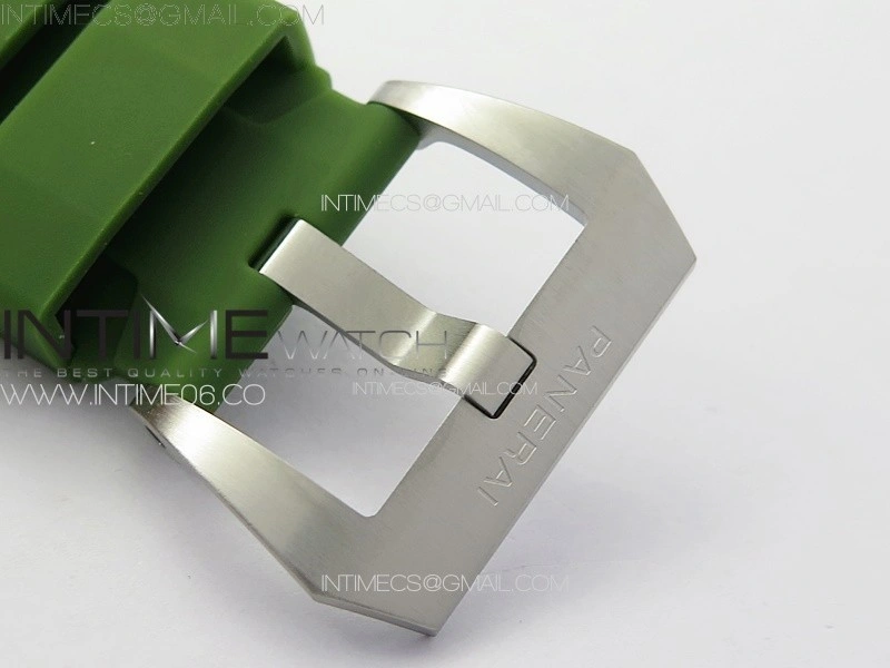 PAM1226 Submersible TTF Best Edition White Dial On Green Rubber Strap P.900 Clone
